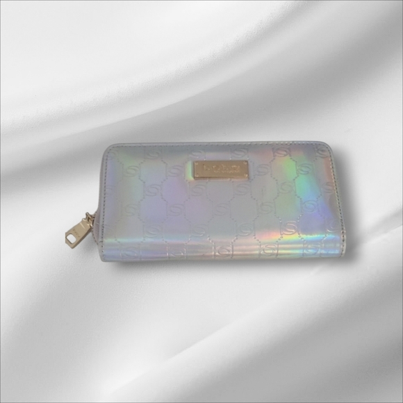 bebe Handbags - Bebe Irridescent Zip Around Wallet